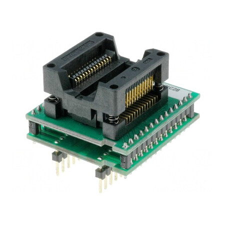 Adaptor DIL28-SO28 300mils ZIF | Electronic-mag.ro | Componente Electronice