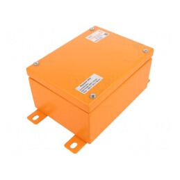 Carcasă de Urgență din Oțel IP65 Portocalie 150x200x100mm | Electronic-mag.ro | Componente Electronice