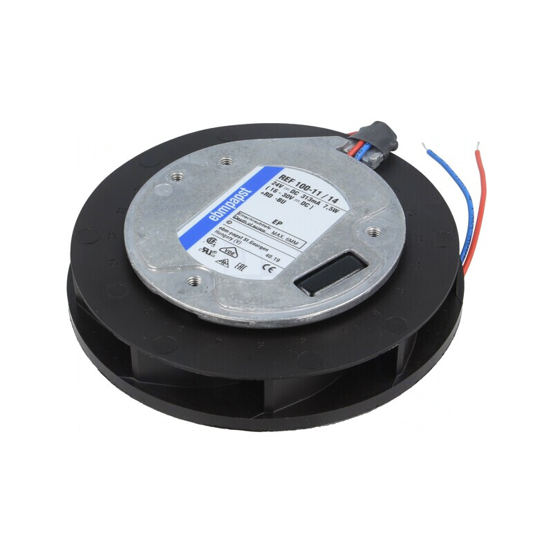 Ventilator DC Radial 12V/24V Ø100x25mm 85m3/h 66dBA | Electronic-mag.ro | Componente Electronice Ventilator DC Radial 12V/24V Ø100x25mm 85m3/h 66dBA | Electronic-mag.ro | Componente Electronice