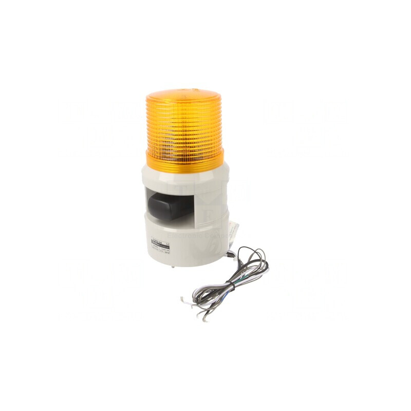Sirenă cu lumină flash 24VDC S100DS-WM-24-A | Electronic-mag.ro | Componente Electronice
