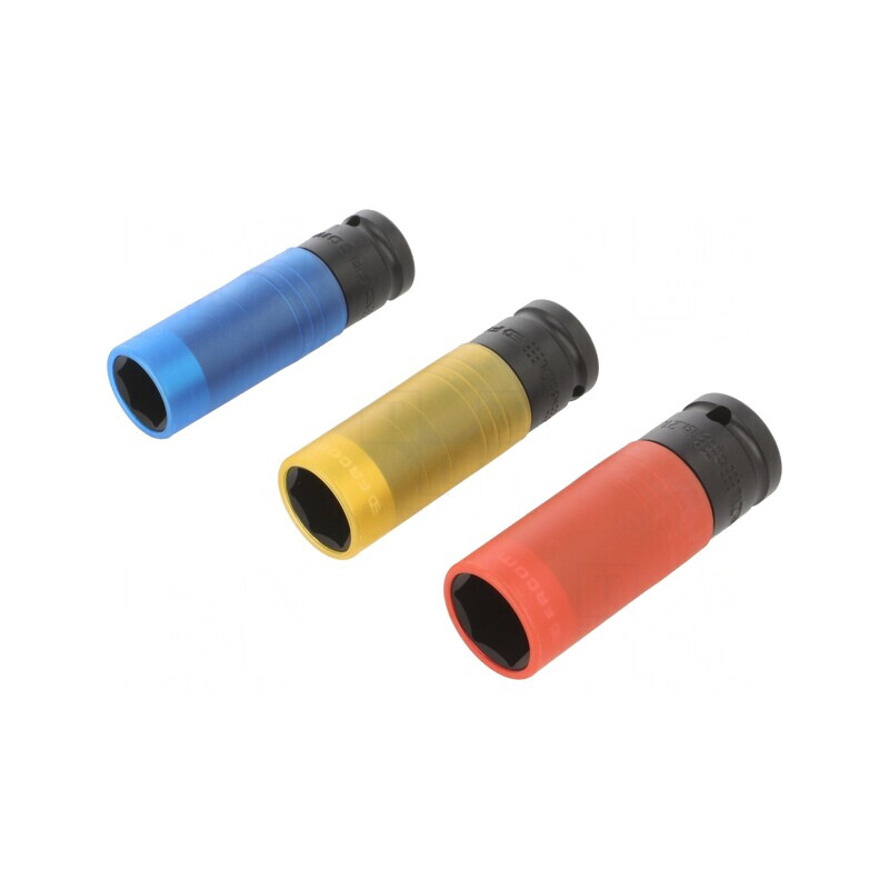 Set Chei Tubulare Impact 1/2" pentru Roți 6 Puncte | Electronic-mag.ro | Componente Electronice