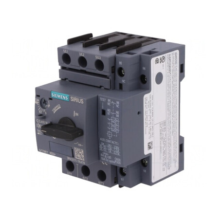 Întrerupător motor 5.5kW 220-690VAC pentru şină DIN 3RV2 | Electronic-mag.ro | Componente Electronice