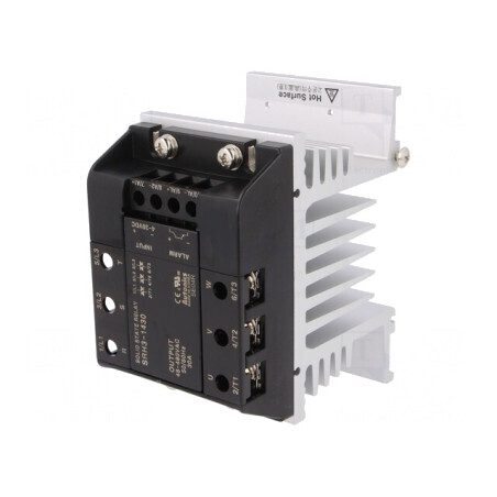 Releu Semiconductor 30A 3-Fazat 48-480VAC | Electronic-mag.ro | Componente Electronice