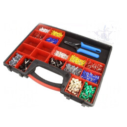 Kit pentru sertizare terminații 0,75-16mm² cu cutie | Electronic-mag.ro | Componente Electronice