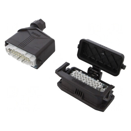 Conector HDC Părinte-Mamă 500V 16A 16 PIN 16 PE | Electronic-mag.ro | Componente Electronice