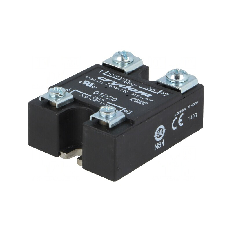 Releu Semiconductor 20A 1-100VDC 3.5-32VDC | Electronic-mag.ro | Componente Electronice