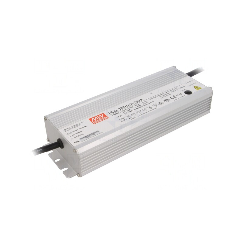 Alimentator LED 320W IP65 HLG-320H-C1750A | Electronic-mag.ro | Componente Electronice