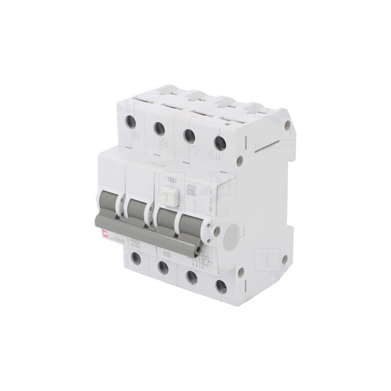 Întrerupător RCBO 20A 30mA 3 Poli 230/400V | Electronic-mag.ro | Componente Electronice