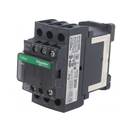 Contactor 3P 12VDC 25A cu 3 Contacte Auxiliare | Electronic-mag.ro | Componente Electronice