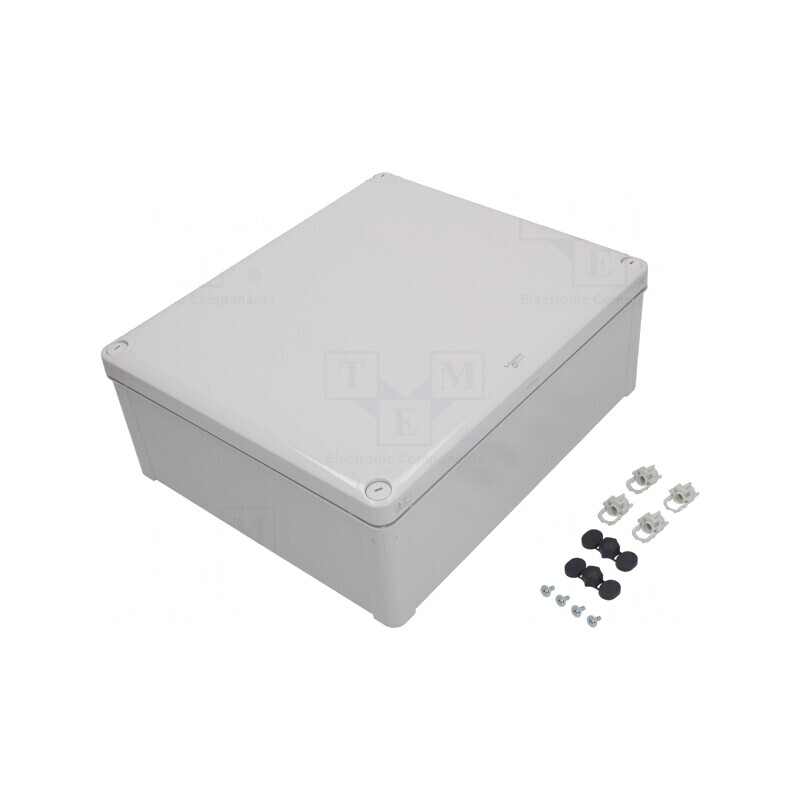 Carcasă Universală Policabonat Gri 291x341x128 mm | Electronic-mag.ro | Componente Electronice
