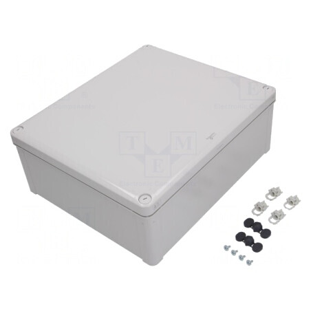 Carcasă Universală Policabonat Gri 291x341x128 mm | Electronic-mag.ro | Componente Electronice