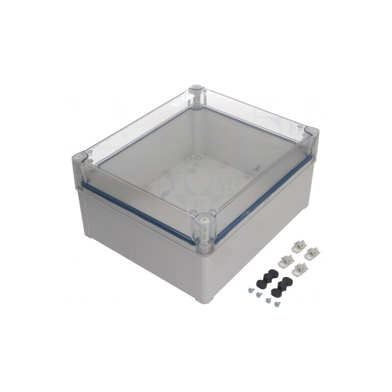 Carcasă Universală Policarbonat Gri 291x341x168mm | Electronic-mag.ro | Componente Electronice