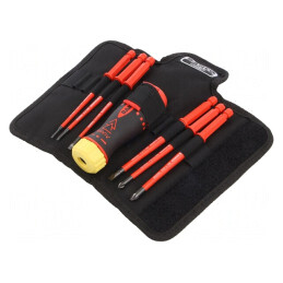 Kit Șurubelnițe Izolate 1kVAC 7 Bucăți | Electronic-mag.ro | Componente Electronice