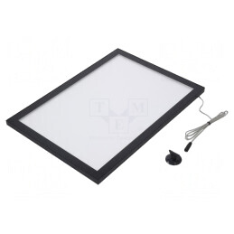 Lampă: panou luminos LED | 6500K | Lumaire Magnetic Sim | W: 329mm | LUM-MAG-A3-OS-B-6,5K