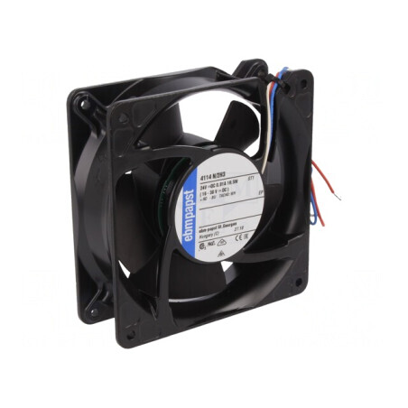 Ventilator axial 24V 119x119x38mm 310m3/h IP20 | Electronic-mag.ro | Componente Electronice
