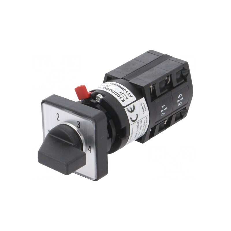 Comutator cu Came 4 Pozitii 10A pentru Încastrare | Electronic-mag.ro | Componente Electronice