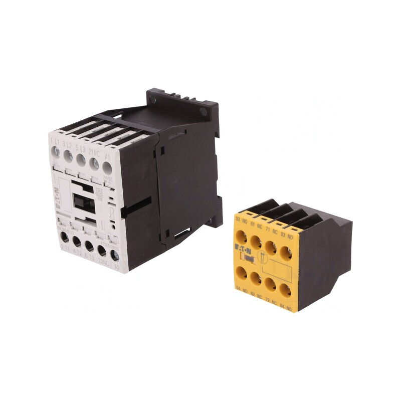 Contactor 3P NO 24VDC cu 5 contacte auxiliare | Electronic-mag.ro | Componente Electronice