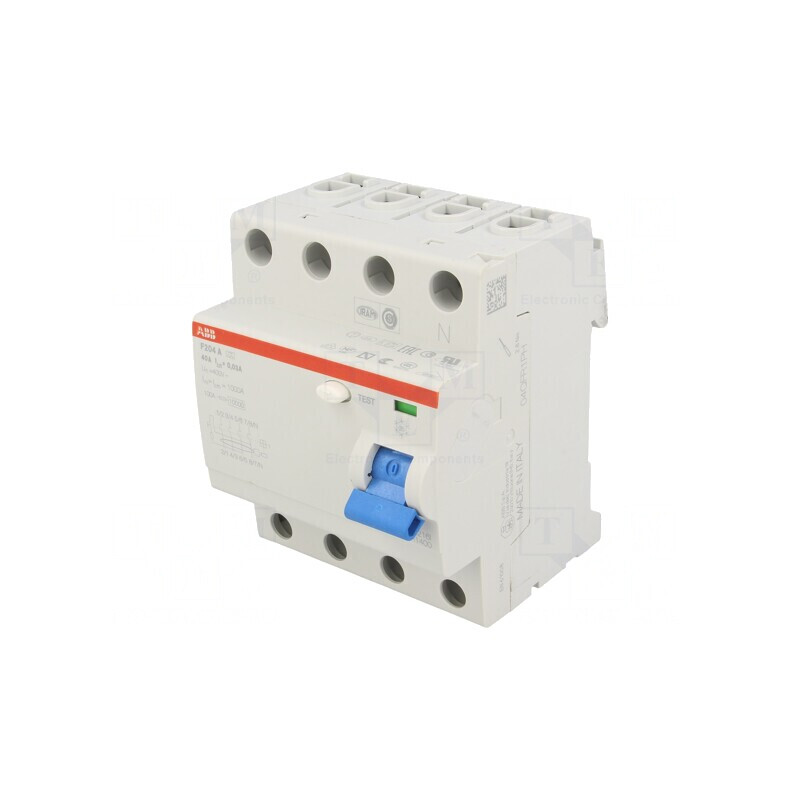 Întrerupător diferenţial 40A 30mA 4 poli 400V | Electronic-mag.ro | Componente Electronice Întrerupător diferenţial 40A 30mA 4 poli 400V | Electronic-mag.ro | Componente Electronice