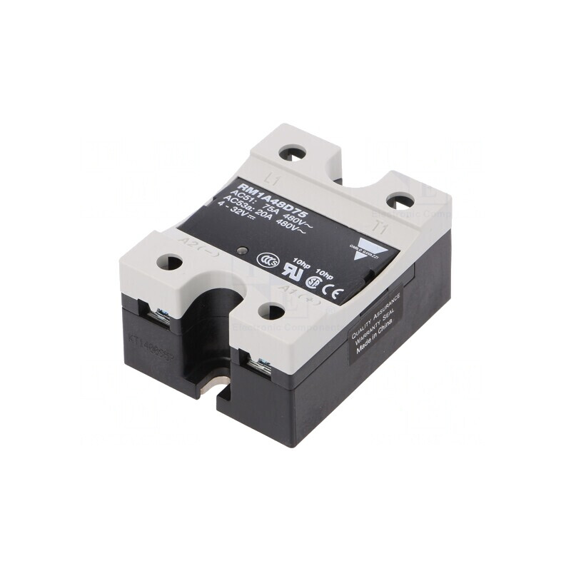 Releu Semiconductor 75A 1-Fazat 4-32VDC 42-530VAC | Electronic-mag.ro | Componente Electronice