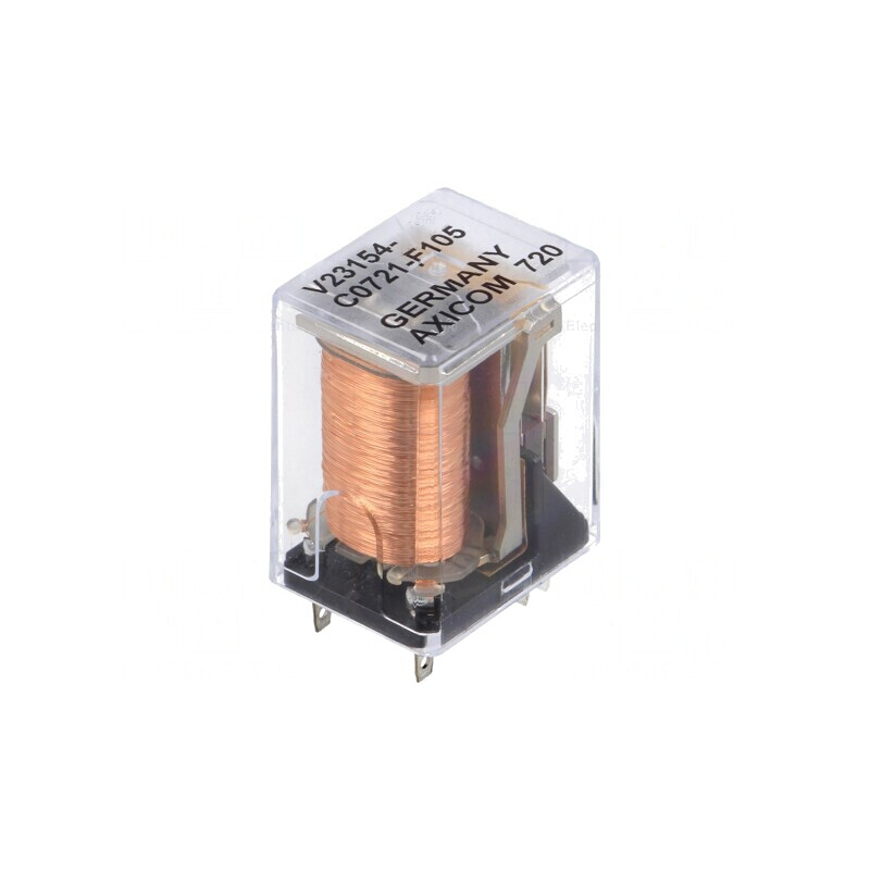 Releu Electromagnetic Miniatural DPST-NO 24VDC 5A | Electronic-mag.ro | Componente Electronice