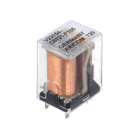 Releu Electromagnetic Miniatural DPST-NO 24VDC 5A | Electronic-mag.ro | Componente Electronice