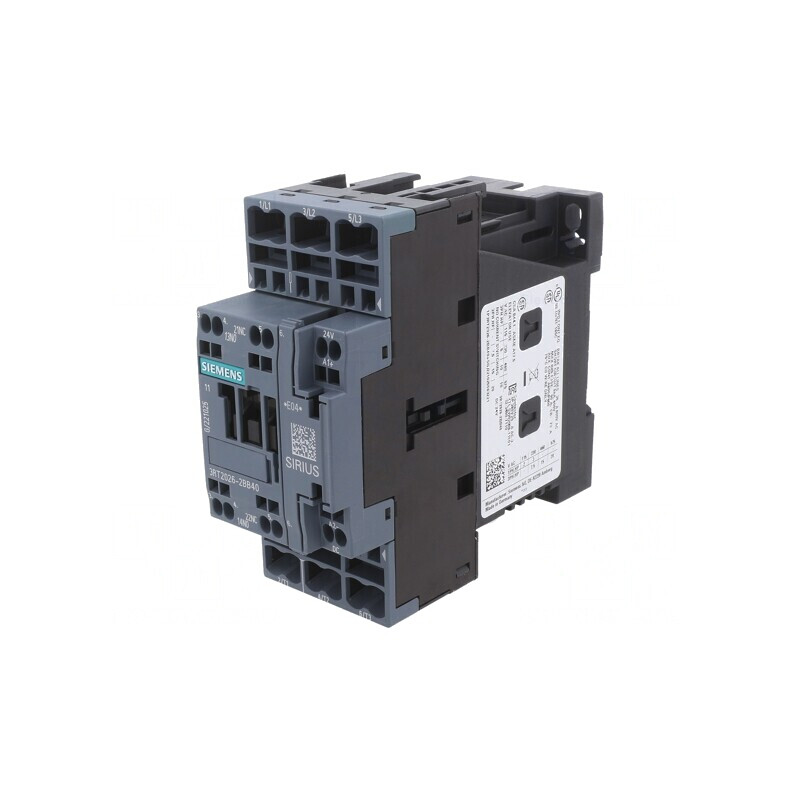 Contactor 3P 24VDC 25A 3RT2026-2BB40 | Electronic-mag.ro | Componente Electronice Contactor 3P 24VDC 25A 3RT2026-2BB40 | Electronic-mag.ro | Componente Electronice