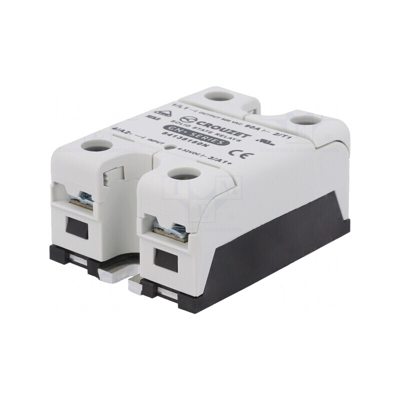 Releu Semiconductor 90A 24-500VAC 1-Fazat 4-32VDC | Electronic-mag.ro | Componente Electronice Releu Semiconductor 90A 24-500VAC 1-Fazat 4-32VDC | Electronic-mag.ro | Componente Electronice