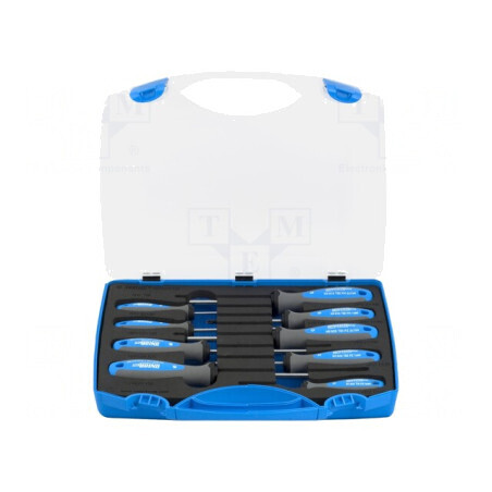 Kit Șurubelnițe Phillips Pozidriv Plată 9 Bucăți | Electronic-mag.ro | Componente Electronice