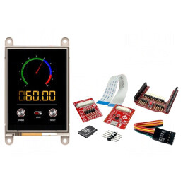 Kit dezvoltare cu afişaj LCD TFT 3,2" 240x320 | Electronic-mag.ro | Componente Electronice