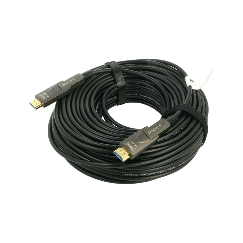 Cablu HDMI 2.0 Optic 30m Negru | Electronic-mag.ro | Componente Electronice Cablu HDMI 2.0 Optic 30m Negru | Electronic-mag.ro | Componente Electronice