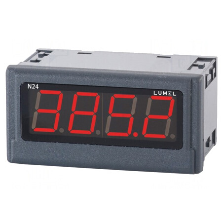 Voltmetru Digital LED 4 Cifre 0-250V pentru Montare | Electronic-mag.ro | Componente Electronice