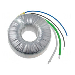 Transformator toroidal 500VA 230V 12V 41.67A cu cabluri | Electronic-mag.ro | Componente Electronice