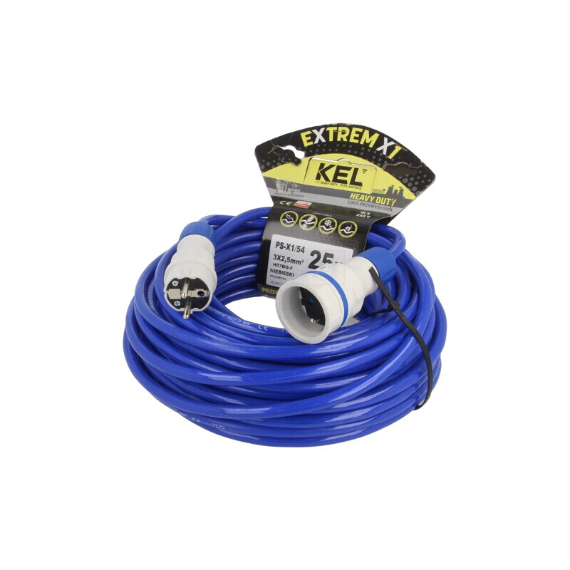 Prelungitor alimentare 25m albastru 16A  | Electronic-mag.ro | Componente Electronice