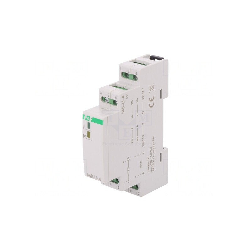 Contor electronic impulsuri RS485 Modbus RTU IP20 | Electronic-mag.ro | Componente Electronice
