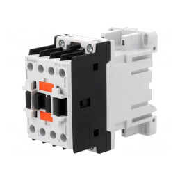 Contactor 3P NO 24VDC 18A 3 Auxiliare NO | Electronic-mag.ro | Componente Electronice
