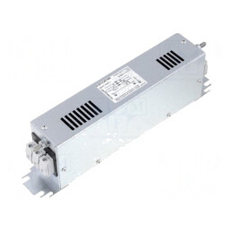 Filtru anti-interferențe trifazic 480VAC 16A 199x46x70mm | Electronic-mag.ro | Componente Electronice
