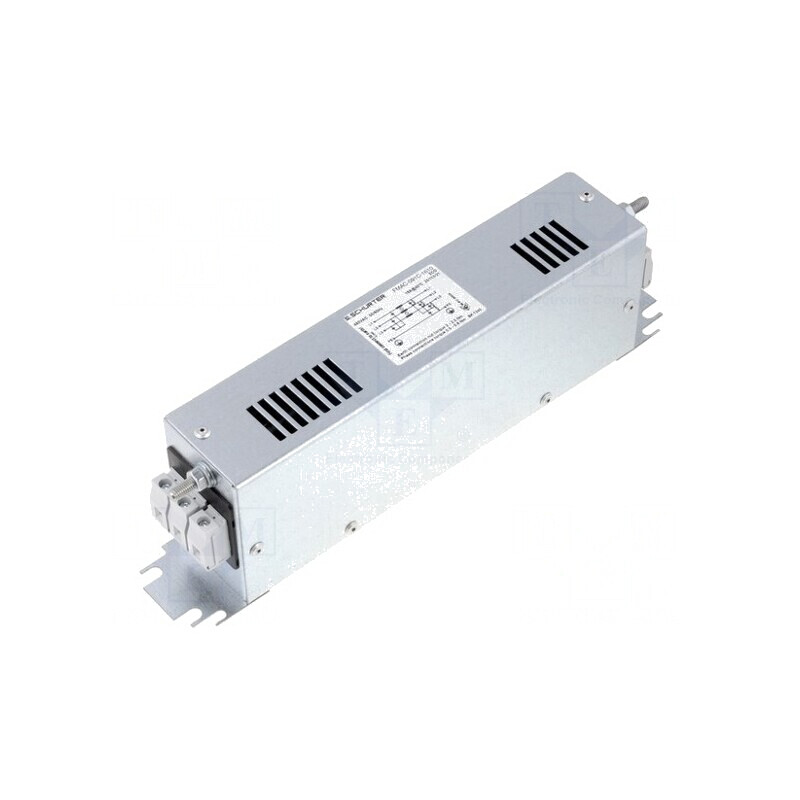 Filtru anti-interferențe trifazic 480VAC 16A 199x46x70mm