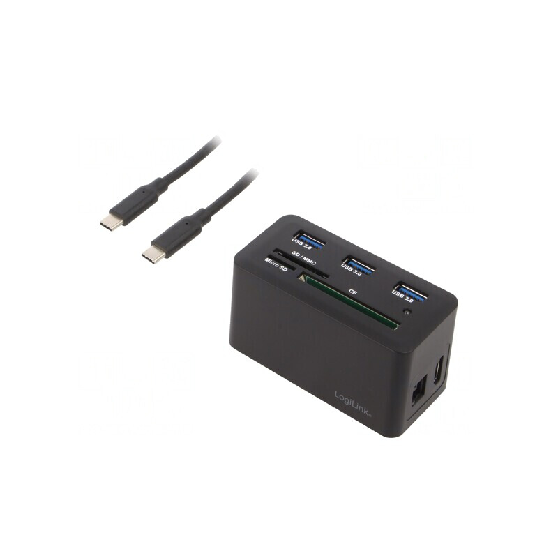 Stație de andocare USB 3.2 USB-C 0,6m Neagră | Electronic-mag.ro | Componente Electronice