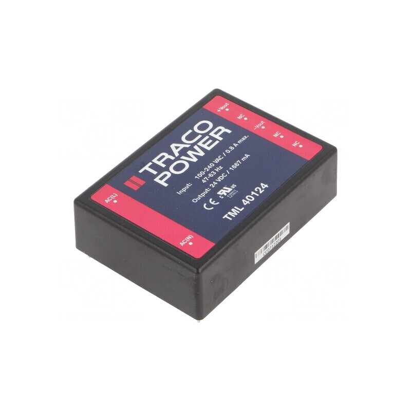 Convertor AC/DC 40W 24VDC TML 40124 | Electronic-mag.ro | Componente Electronice