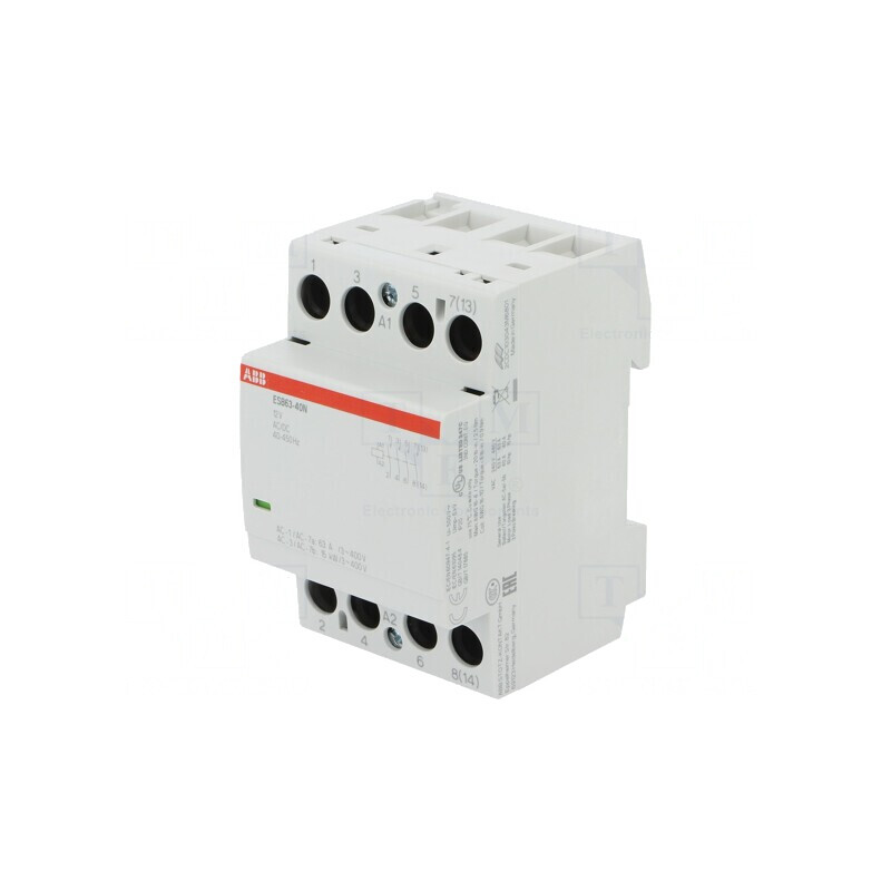 Contactor 4P 63A 12V NO | Electronic-mag.ro | Componente Electronice