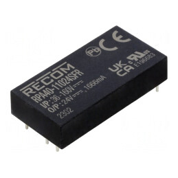 Convertor DC/DC 40W 36-160V la 24V 1666mA | Electronic-mag.ro | Componente Electronice