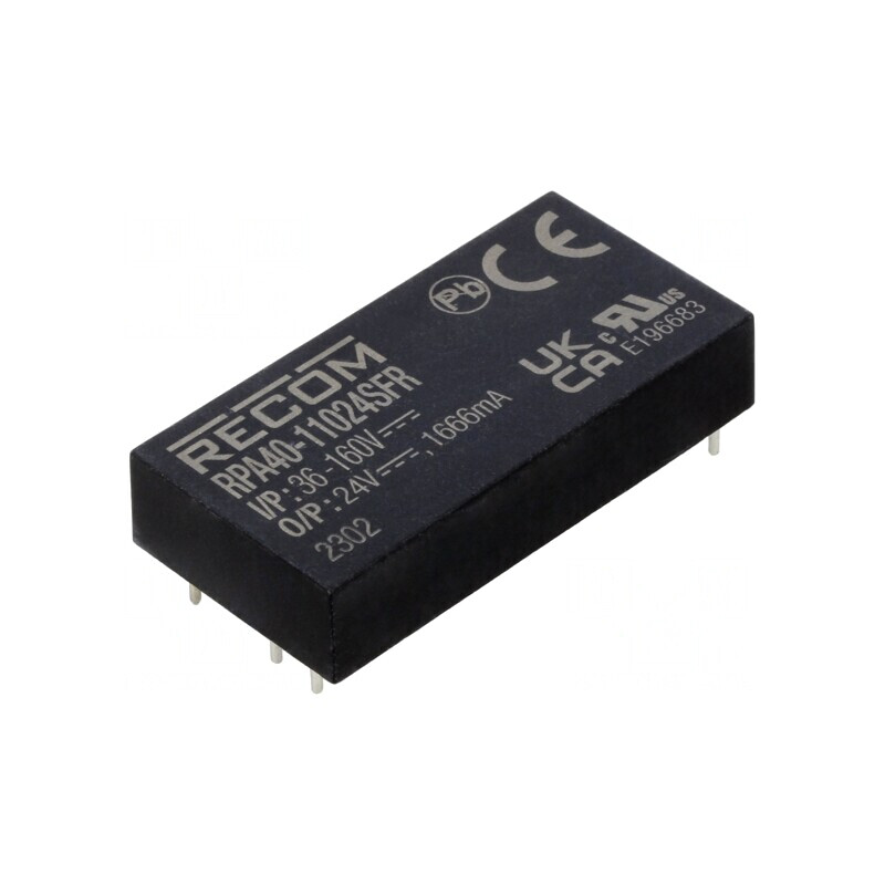 Convertor DC/DC 40W 36-160V la 24V 1666mA | Electronic-mag.ro | Componente Electronice