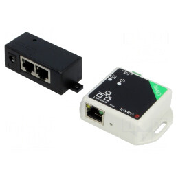 Senzor Temperatură LAN, 1 Port, 12-24VDC, IP30 | Electronic-mag.ro | Componente Electronice