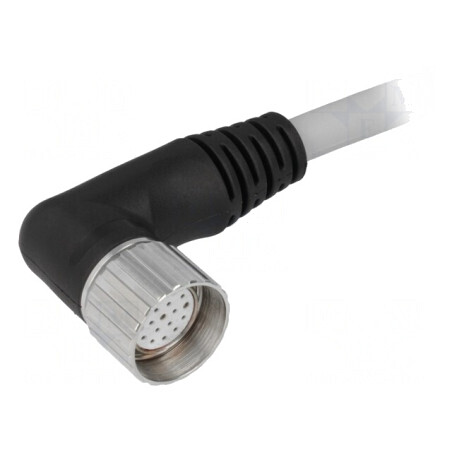 Cablu de conectare M23 în unghi 5m 125VAC 7,5A | Electronic-mag.ro | Componente Electronice