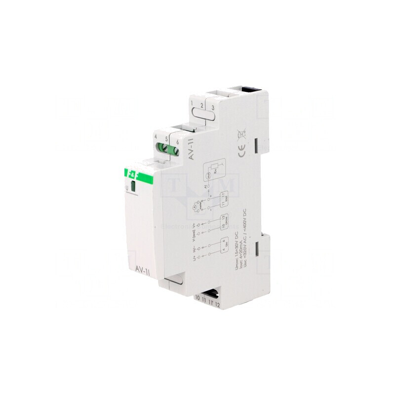 Adaptor Tensiune pentru Șină DIN 0-285VAC 0-400VDC 9-30VDC | Electronic-mag.ro | Componente Electronice