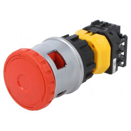 Comutator de Siguranță 30mm 2NC 2NO Roșu | Electronic-mag.ro | Componente Electronice
