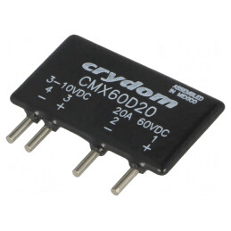 Releu Semiconductor 20A 0-60VDC THT SIP CMX60D20