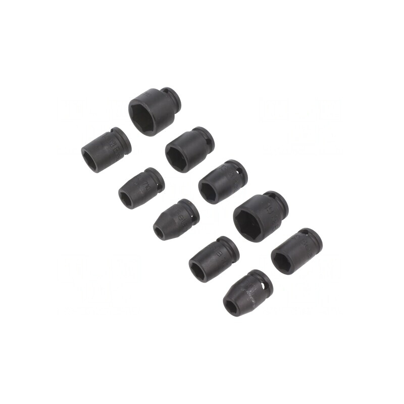 Set Chei Tubulare Hexagonale cu Impact, 10 Buc. | Electronic-mag.ro | Componente Electronice