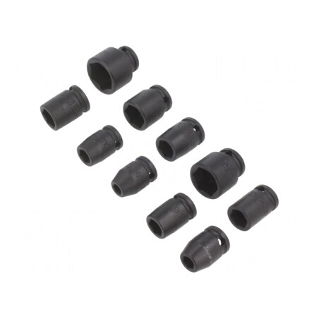 Set Chei Tubulare Hexagonale cu Impact, 10 Buc. | Electronic-mag.ro | Componente Electronice