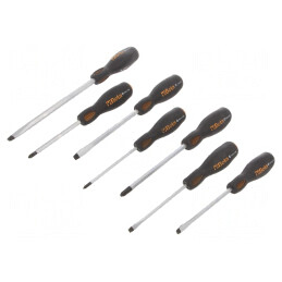 Kit Șurubelnițe Impact Phillips și Plată - 7 Bucăți | Electronic-mag.ro | Componente Electronice